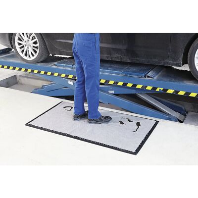 Arbeitsplatzmatte Eco Stance, LxBxH 1570 x 870 x 12,7 mm, schwarz NOTRAX Arbeitsplatzmatte Eco Stance, LxBxH 1570 x 870 x 12,7 mm, schwarz NOTRAX