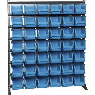 kaiserkraft Kleinteileregal, Breite 1020 mm, mit Sichtlagerkästen, HxT 1160 x 235 mm kaiserkraft Kleinteileregal, Breite 1020 mm, mit Sichtlagerkästen, HxT 1160 x 235 mm