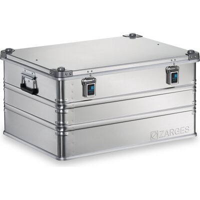 Alu-Transportkiste, Inhalt 157 l, Innen-LxBxH 750 x 550 x 380 mm, in robuster Ausführung ZARGES Alu-Transportkiste, Inhalt 157 l, Innen-LxBxH 750 x 550 x 380 mm, in robuster Ausführung ZARGES