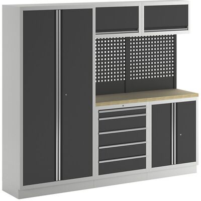 Kaiserkraft Modulares Arbeitssystem - Hellgrau / Anthrazitgrau Kaiserkraft Modulares Arbeitssystem - Hellgrau / Anthrazitgrau