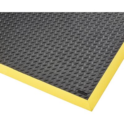 Anti-Ermüdungsmatte Cushion Flex®, LxB 2100 x 910 mm, schwarz / gelb NOTRAX Anti-Ermüdungsmatte Cushion Flex®, LxB 2100 x 910 mm, schwarz / gelb NOTRAX