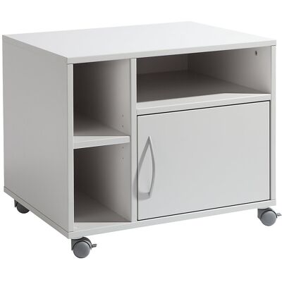 Unterschrank, mobil, HxBxT 595 x 700 x 570 mm, lichtgrau RAL 7035 eurokraft pro Unterschrank, mobil, HxBxT 595 x 700 x 570 mm, lichtgrau RAL 7035 eurokraft pro