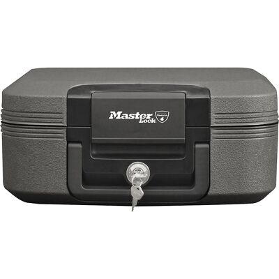 Dokumentenbox, feuerfest und wasserdicht, Mittel, HxBxT 168 x 391 x 363 mm Masterlock Dokumentenbox, feuerfest und wasserdicht, Mittel, HxBxT 168 x 391 x 363 mm Masterlock