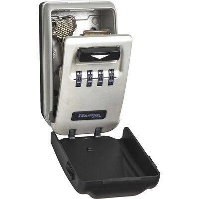 Schlüsselbox mit Beleuchtung, Metall, VE 4 Stk, grau Masterlock Schlüsselbox mit Beleuchtung, Metall, VE 4 Stk, grau Masterlock