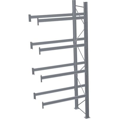 Palettenregal, feuerverzinkt, HxBxT 4500 x 1950 x 1100 mm, 4 Fachebenen, Anbauregal SCHULTE Palettenregal, feuerverzinkt, HxBxT 4500 x 1950 x 1100 mm, 4 Fachebenen, Anbauregal SCHULTE