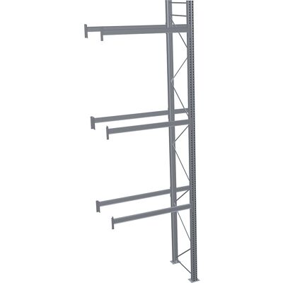 Palettenregal, feuerverzinkt, HxBxT 6000 x 1950 x 1100 mm, 3 Fachebenen, Anbauregal SCHULTE Palettenregal, feuerverzinkt, HxBxT 6000 x 1950 x 1100 mm, 3 Fachebenen, Anbauregal SCHULTE
