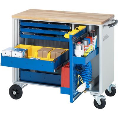 Werkzeugwagen, 5 Schubladen, HxBxT 890 x 1025 x 520 mm RAU Werkzeugwagen, 5 Schubladen, HxBxT 890 x 1025 x 520 mm RAU
