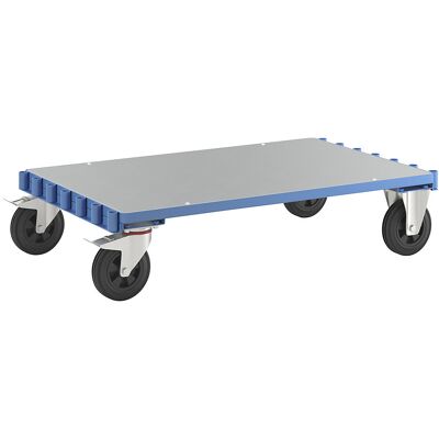 Platten-Transportwagen ohne Bügel, Ladefläche 1250 x 800 mm, Tragfähigkeit 500 kg, Zinkblechladefläche eurokraft pro Platten-Transportwagen ohne Bügel, Ladefläche 1250 x 800 mm, Tragfähigkeit 500 kg, Zinkblechladefläche eurokraft pro