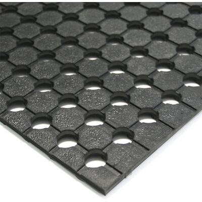 Unimat Drainageläufer, Höhe 10 mm, schwarz, Breite 900 mm COBA Unimat Drainageläufer, Höhe 10 mm, schwarz, Breite 900 mm COBA