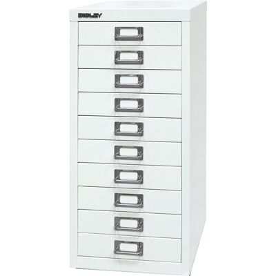 MultiDrawer™ 29er Serie, DIN A4, 10 Schubladen, verkehrsweiß BISLEY MultiDrawer™ 29er Serie, DIN A4, 10 Schubladen, verkehrsweiß BISLEY