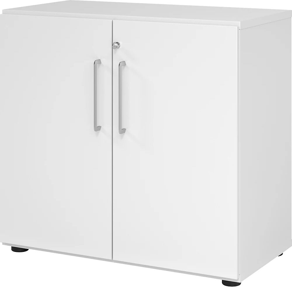 VERA-ZWO - Büroschrank HxBxT 748 x 800 x 420 mm, 1 Fachboden weiß