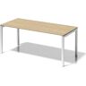 BISLEY Schreibtisch CITO, U-Gestell, HxBxT 740 x 1800 x 800 mm, Gestell weiß, Platte Ahorn