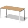 BISLEY Schreibtisch CITO, U-Gestell, HxBxT 740 x 1600 x 800 mm, Gestell weiß, Platte Buche