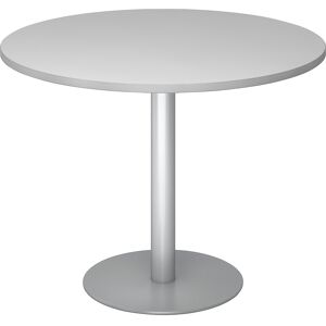 Kaiserkraft Konferenztisch - Ø 1000 mm, 755 mm, Hellgrau Kaiserkraft Konferenztisch - Ø 1000 mm, 755 mm, Hellgrau