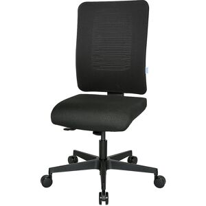 Bürostuhl V1 Flachsitz, Kunststoff-Fußkreuz, Rückenlehne netzbespannt, schwarz eurokraft pro Bürostuhl V1 Flachsitz, Kunststoff-Fußkreuz, Rückenlehne netzbespannt, schwarz eurokraft pro