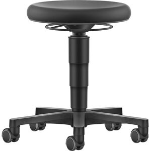 Hocker Allround, mit Rollen, Skintec, Farbring grau bimos Hocker Allround, mit Rollen, Skintec, Farbring grau bimos