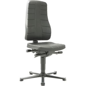 Arbeitsdrehstuhl All-in-One, mit Bodengleitern, PU-Schaum, schwarz bimos Arbeitsdrehstuhl All-in-One, mit Bodengleitern, PU-Schaum, schwarz bimos