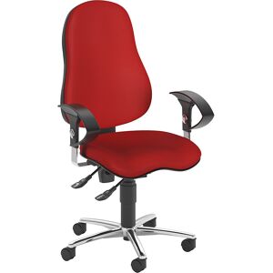 Bürostuhl SITNESS 10, mit verstellbaren Armlehnen, rot Topstar Bürostuhl SITNESS 10, mit verstellbaren Armlehnen, rot Topstar