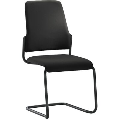 Besucherstuhl GOAL, Freischwinger, VE 2 Stk, Gestell schwarz, schwarz interstuhl Besucherstuhl GOAL, Freischwinger, VE 2 Stk, Gestell schwarz, schwarz interstuhl