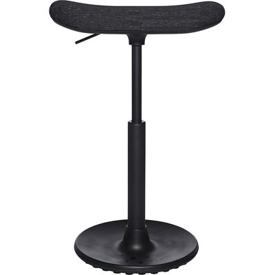 Hocker SITNESS H, Modell H2, mit Skateboardsitz, Bezug schwarz-gemustert, Sohle schwarz Topstar Hocker SITNESS H, Modell H2, mit Skateboardsitz, Bezug schwarz-gemustert, Sohle schwarz Topstar