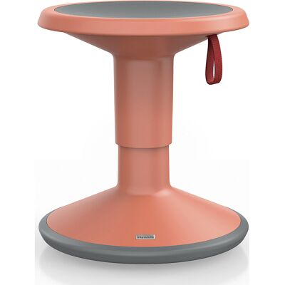 Multihocker UP, höhenverstellbar 375 - 490 mm, lachsorange interstuhl Multihocker UP, höhenverstellbar 375 - 490 mm, lachsorange interstuhl