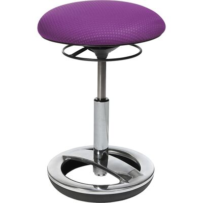 Bürohocker SITNESS BOB, Sitzhöhe 440 - 570 mm, Bezug violett Topstar Bürohocker SITNESS BOB, Sitzhöhe 440 - 570 mm, Bezug violett Topstar