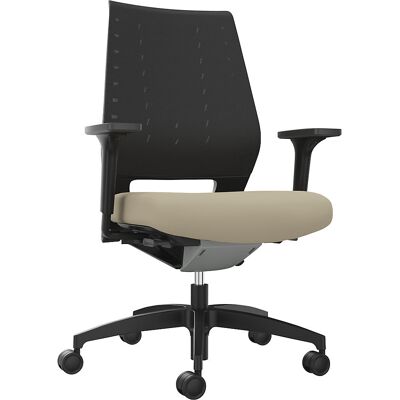 Bürodrehstuhl X-Code, mit Netzrückenlehne, hellbraun Dauphin Bürodrehstuhl X-Code, mit Netzrückenlehne, hellbraun Dauphin