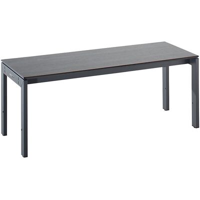 Umkleidebank, einseitig, HPL-Platte, oak silver, Länge 1000 mm Wolf Umkleidebank, einseitig, HPL-Platte, oak silver, Länge 1000 mm Wolf