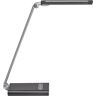 MAUL LED-Tischleuchte, dimmbar, USB-Anschluss im Fuß, 6 W, 6500 K, silber