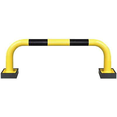 Rammschutzbügel, Stahl, Ø 76 mm, mit Federelement, für den Innenbereich, HxB 390 x 1000 mm Black Bull Rammschutzbügel, Stahl, Ø 76 mm, mit Federelement, für den Innenbereich, HxB 390 x 1000 mm Black Bull