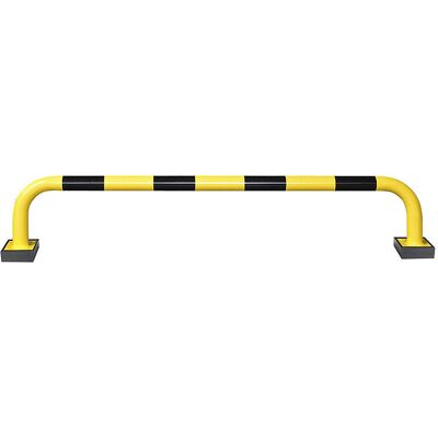 Rammschutzbügel, Stahl, Ø 76 mm, mit Federelement, für den Innenbereich, HxB 390 x 2000 mm Black Bull Rammschutzbügel, Stahl, Ø 76 mm, mit Federelement, für den Innenbereich, HxB 390 x 2000 mm Black Bull