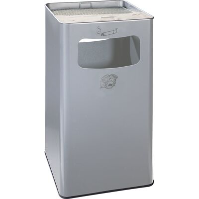 Kombiascher, Volumen 96 l, BxHxT 430 x 755 x 430 mm, Stahl, silber VAR Kombiascher, Volumen 96 l, BxHxT 430 x 755 x 430 mm, Stahl, silber VAR