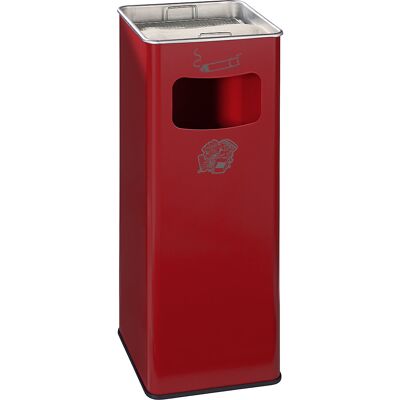 Kombiascher, Volumen 32 l, BxHxT 260 x 665 x 260 mm, Stahl, feuerrot VAR Kombiascher, Volumen 32 l, BxHxT 260 x 665 x 260 mm, Stahl, feuerrot VAR