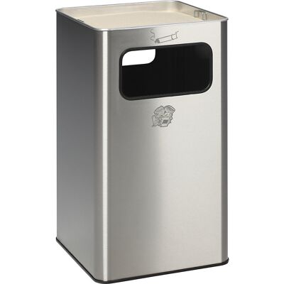 Kombiascher, Volumen 96 l, BxHxT 430 x 755 x 430 mm, Edelstahl VAR Kombiascher, Volumen 96 l, BxHxT 430 x 755 x 430 mm, Edelstahl VAR