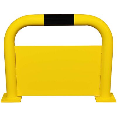 Rammschutzbügel, Stahl, Ø 76 mm, mit Unterfahrschutz 400 mm, HxB 600 x 750 mm Black Bull Rammschutzbügel, Stahl, Ø 76 mm, mit Unterfahrschutz 400 mm, HxB 600 x 750 mm Black Bull