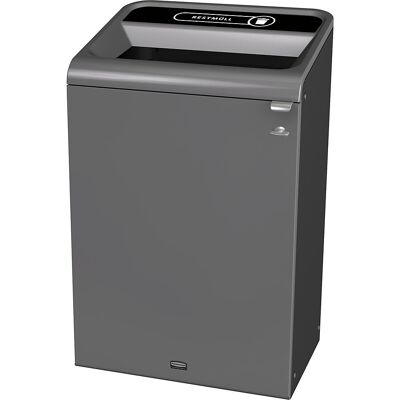 Wertstoffsammler Configure™, verzinkter Stahl, Volumen 57 l, schwarz Rubbermaid Wertstoffsammler Configure™, verzinkter Stahl, Volumen 57 l, schwarz Rubbermaid