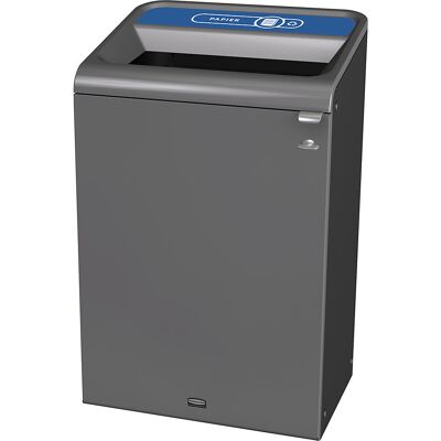 Wertstoffsammler Configure™, verzinkter Stahl, Volumen 57 l, blau Rubbermaid Wertstoffsammler Configure™, verzinkter Stahl, Volumen 57 l, blau Rubbermaid