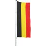 Mannus Hissflagge/Länder-Fahne, Format 1,2 x 3 m, Belgien