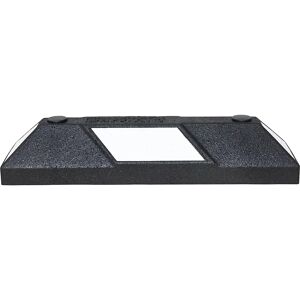 kaiserkraft Radstopp Park-AID®, LxBxH 550 x 150 x 100 mm, schwarz / weiß