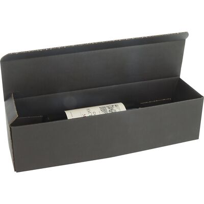 Flaschen-Geschenkkarton, schwarz, für 1 Flasche, ab 80 Stk ratioform Flaschen-Geschenkkarton, schwarz, für 1 Flasche, ab 80 Stk ratioform