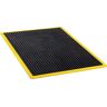 COBA Anti-Ermüdungsmatte Bubblemat safety, LxBxH 1200 x 900 x 14 mm, schwarz-gelb, Einzelmatte