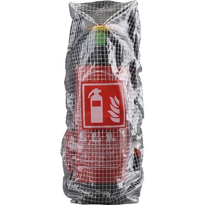 Gitternetz-Abdeckhaube für Feuerlöscher, für 6-kg-Feuerlöscher, Polyester GLORIA Gitternetz-Abdeckhaube für Feuerlöscher, für 6-kg-Feuerlöscher, Polyester GLORIA