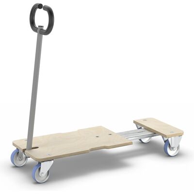 Transportroller STAR CARRIER EXTENDABLE, LxB 1010 x 370 mm, Tragfähigkeit 200 kg Wagner Transportroller STAR CARRIER EXTENDABLE, LxB 1010 x 370 mm, Tragfähigkeit 200 kg Wagner