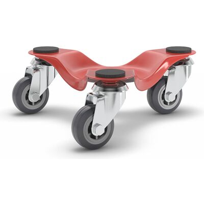 Möbelroller, MM 1193, LxB 160 x 160 mm, VE 4 Stk, Tragfähigkeit 60 kg Wagner Möbelroller, MM 1193, LxB 160 x 160 mm, VE 4 Stk, Tragfähigkeit 60 kg Wagner