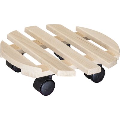 Pflanzenroller Buche PALETTI 0318, Tragfähigkeit 100 kg, natur, Ø 300 mm, VE 4 Stk Wagner Pflanzenroller Buche PALETTI 0318, Tragfähigkeit 100 kg, natur, Ø 300 mm, VE 4 Stk Wagner