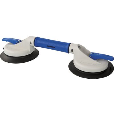 2-Kopf-Gelenksaugheber VERIBOR®, Tragfähigkeit 45 kg, Scheiben-Ø 150 mm Bohle 2-Kopf-Gelenksaugheber VERIBOR®, Tragfähigkeit 45 kg, Scheiben-Ø 150 mm Bohle