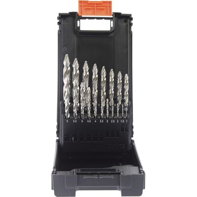 PROSTEP Spiralbohrer Set HSS-G, in Kassette, 19 Teile, Ø 1 - 10 mm Projahn PROSTEP Spiralbohrer Set HSS-G, in Kassette, 19 Teile, Ø 1 - 10 mm Projahn