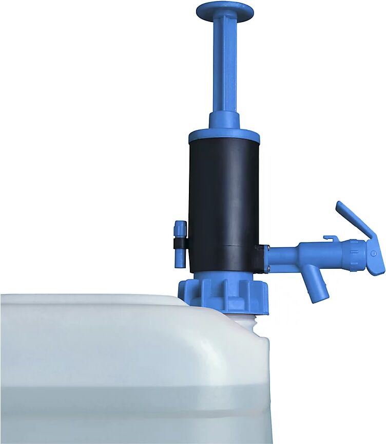 Jessberger Kanister-/Fass-Dosierhandpumpe für Mineralölprodukte, blau 20 l/min, ab 3 Stk