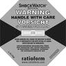 kaiserkraft Shockwatch® Präzisionsindikator, VE 50 Stk, Empfindlichkeit 15 g / 50 ms, grau