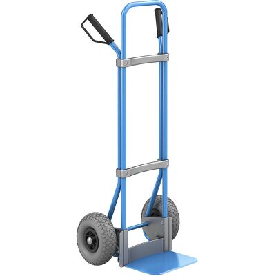 Sackkarre, blau, Schaufel-BxT 280 x 250 mm, blau, PU-Bereifung, ab 5 Stk eurokraft pro Sackkarre, blau, Schaufel-BxT 280 x 250 mm, blau, PU-Bereifung, ab 5 Stk eurokraft pro